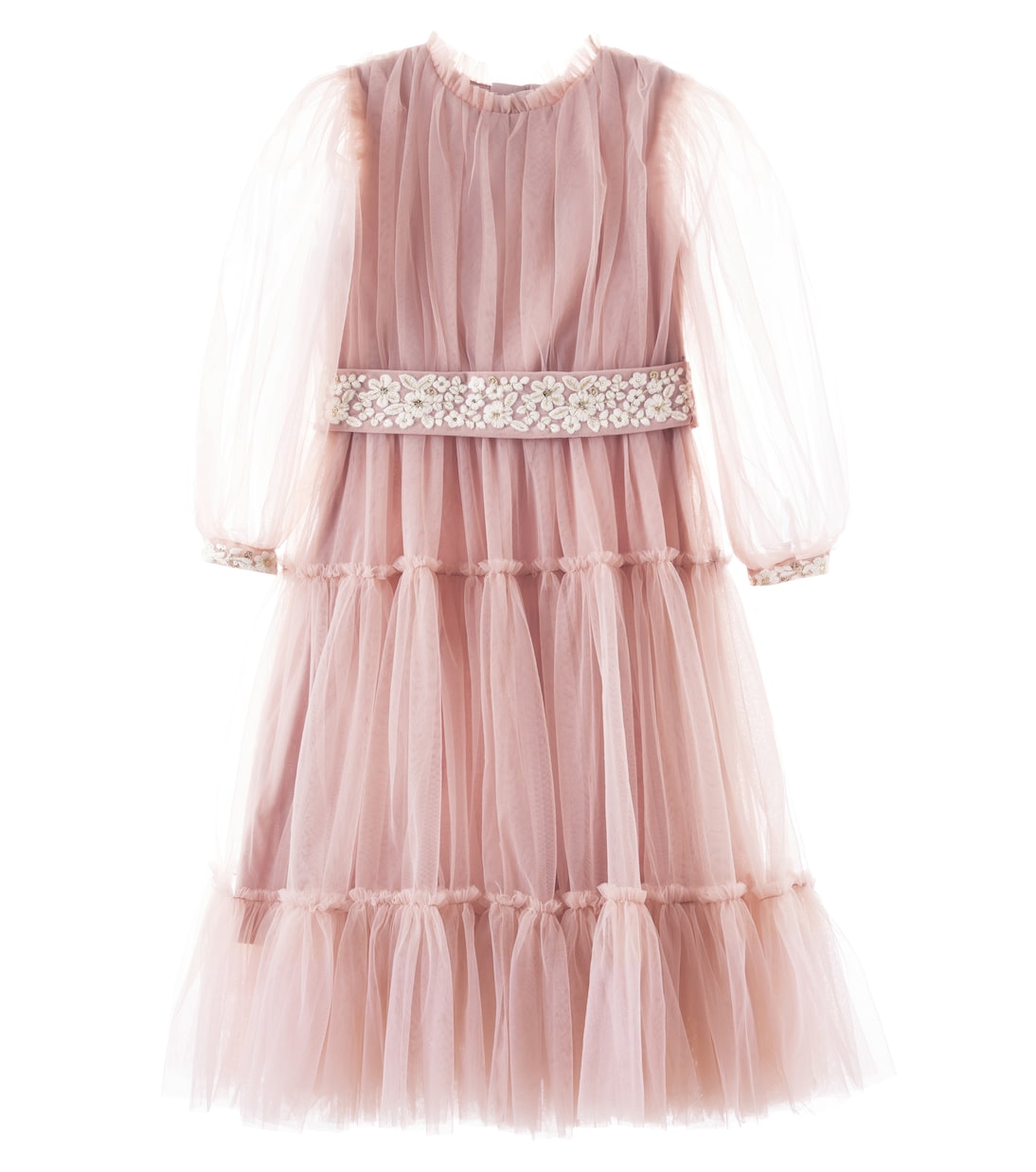 Milie embroidered tulle dress | C'era Una Volta