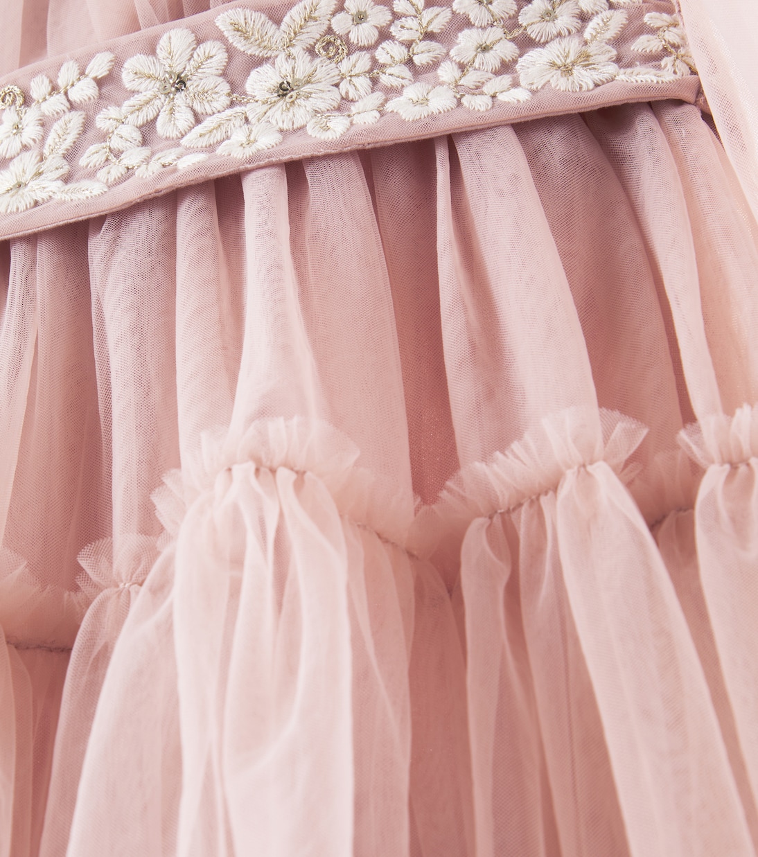 Milie embroidered tulle dress | C'era Una Volta