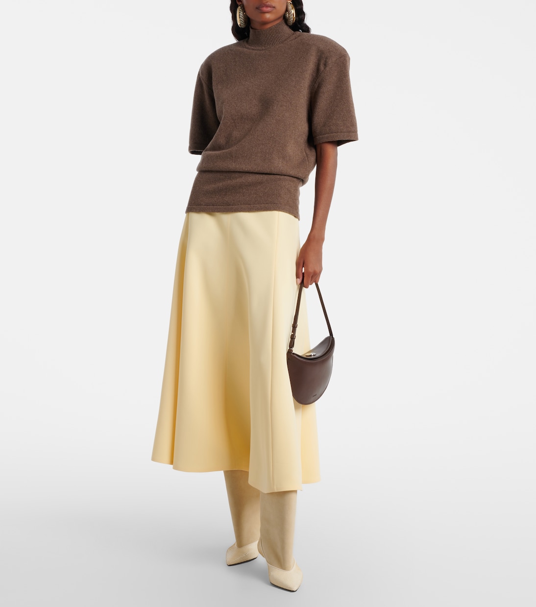 Tourni leather and suede ankle boots | Jacquemus