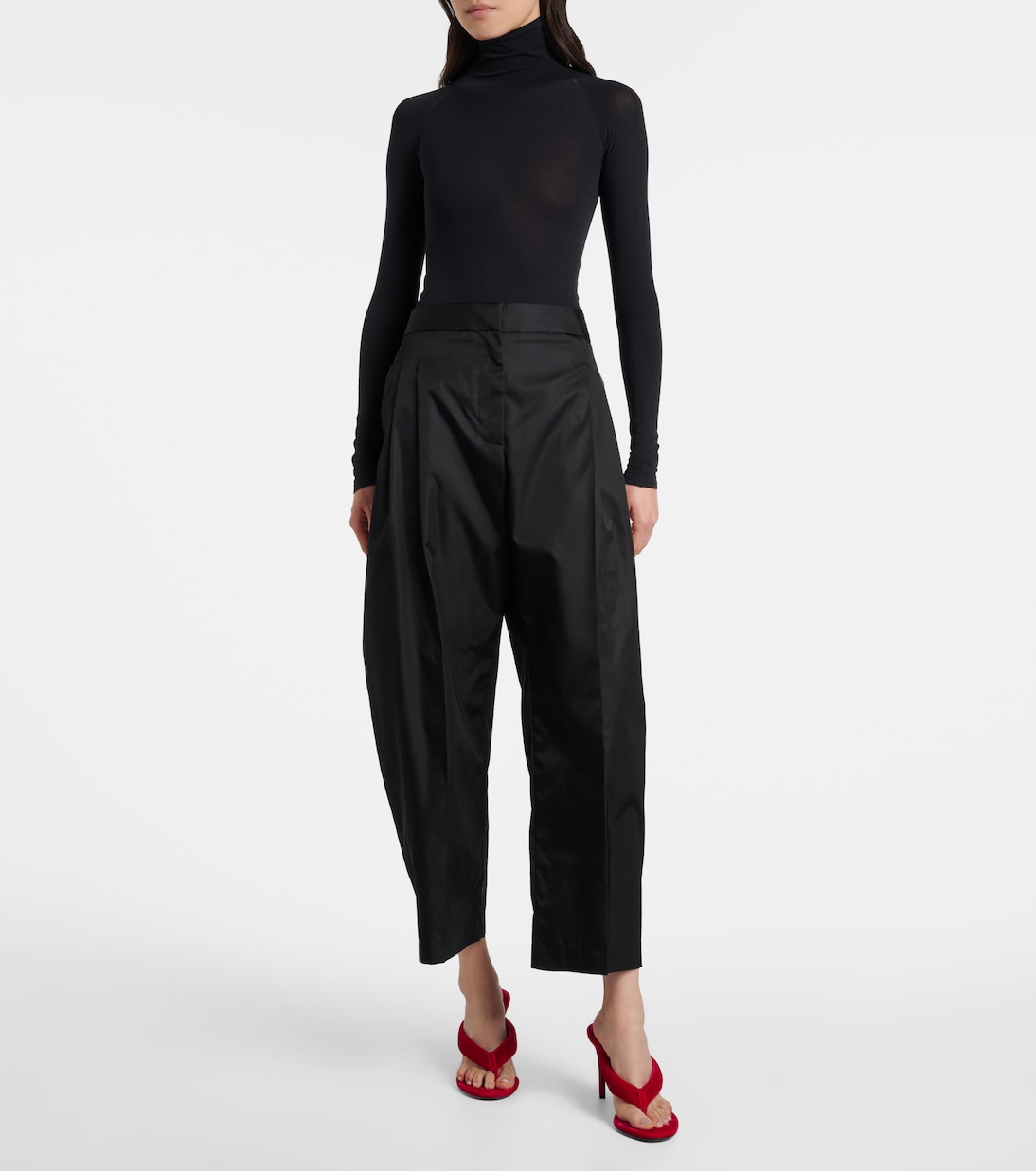 Boudoir 90 velvet thong sandals | Alaïa