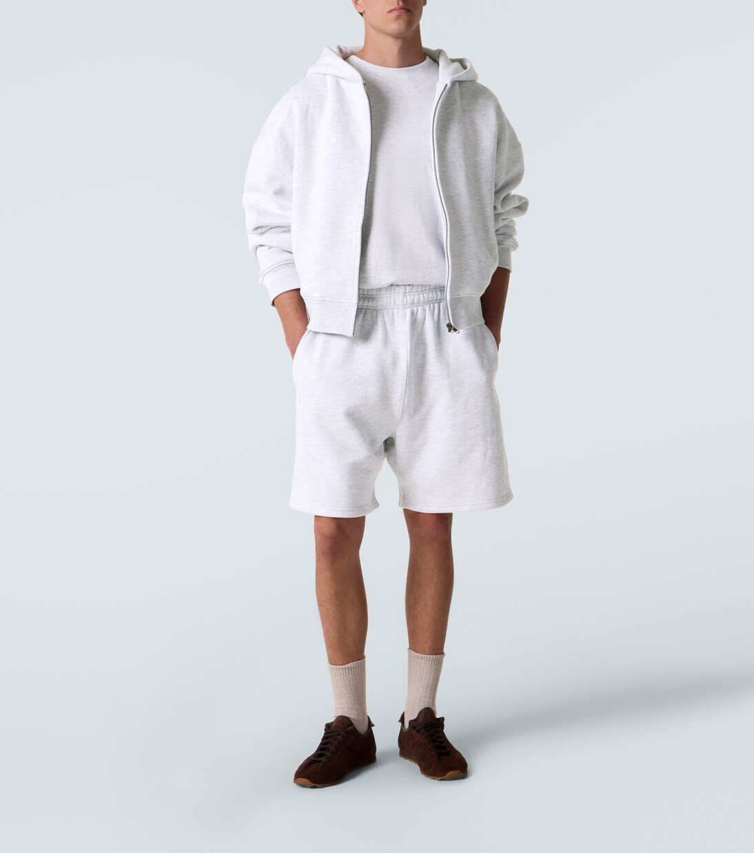 Cotton fleece shorts | Entire Studios