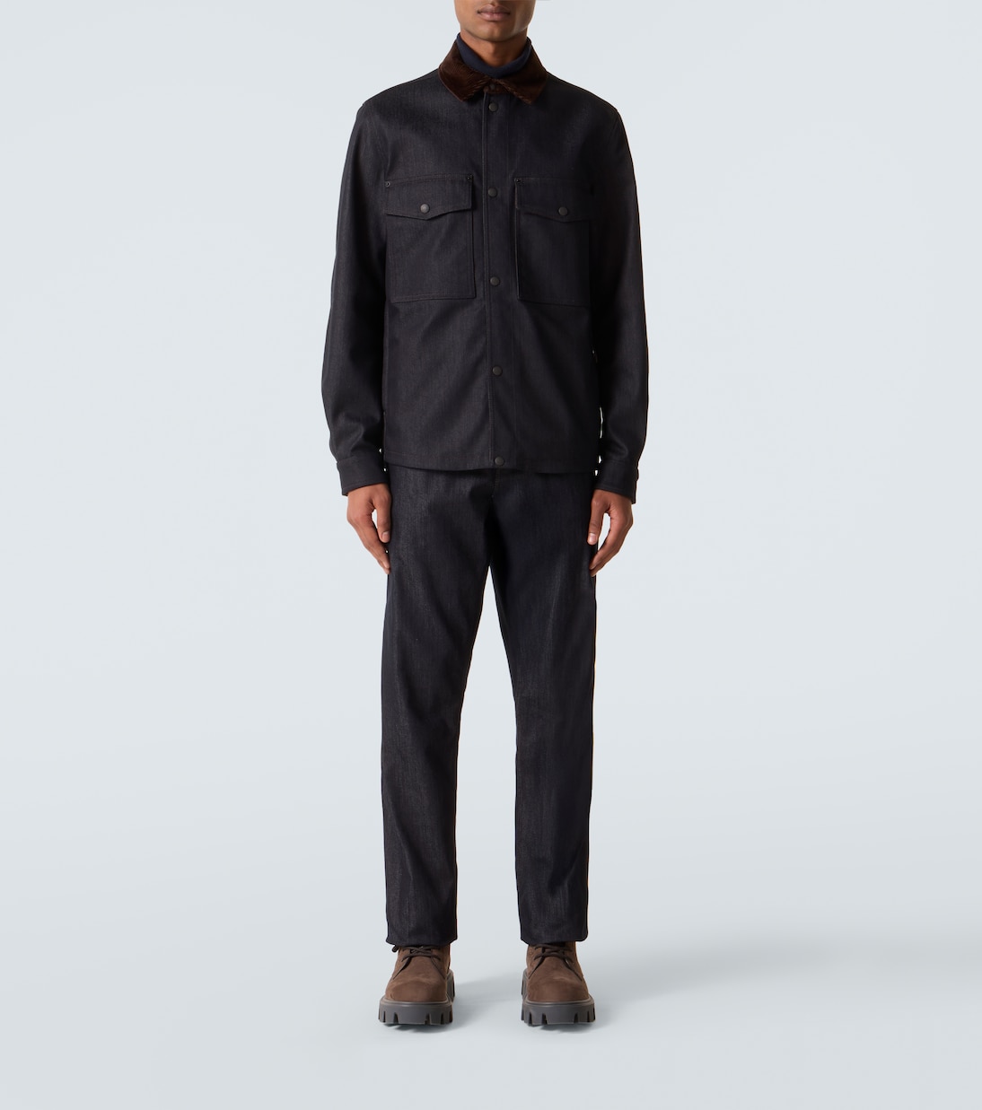 Jean droit à taille mi-haute | Moncler