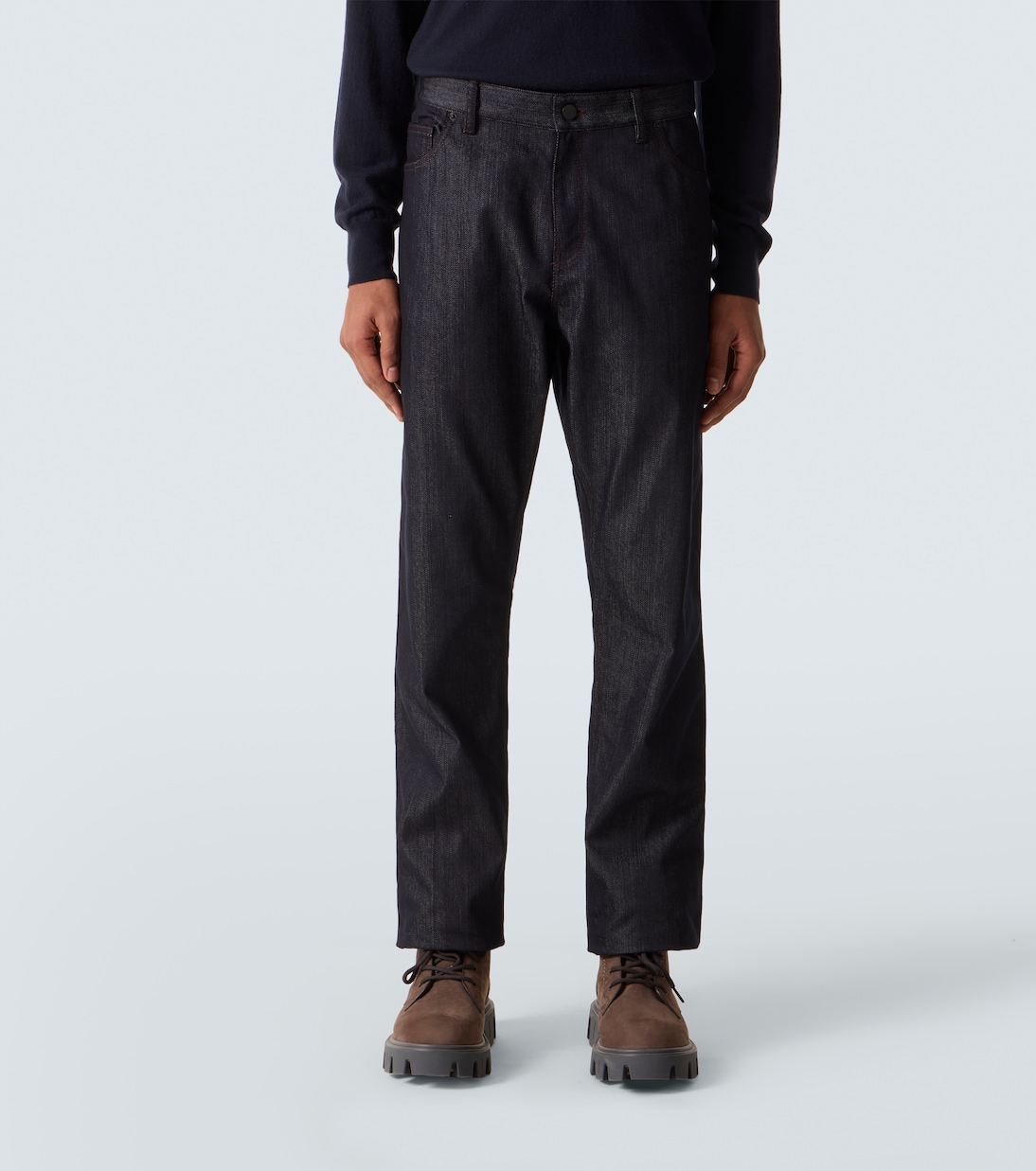 Jean droit à taille mi-haute | Moncler