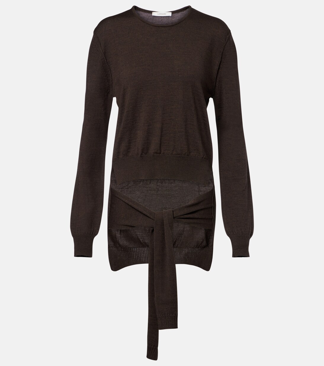 Trompe l'oeil wool-blend sweater | Lemaire