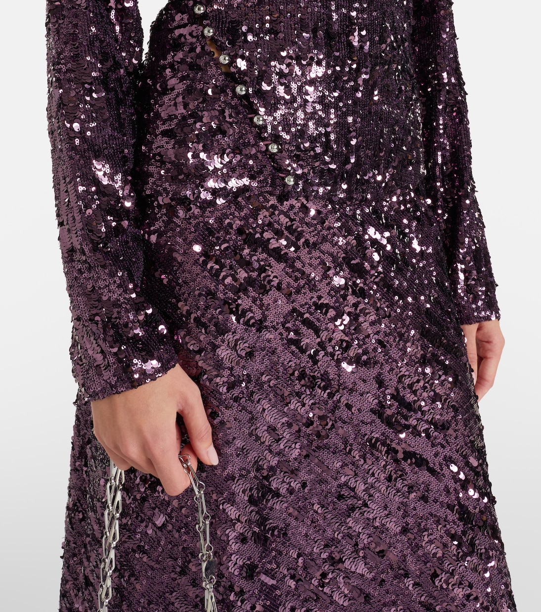 Top mit Pailletten | Rabanne