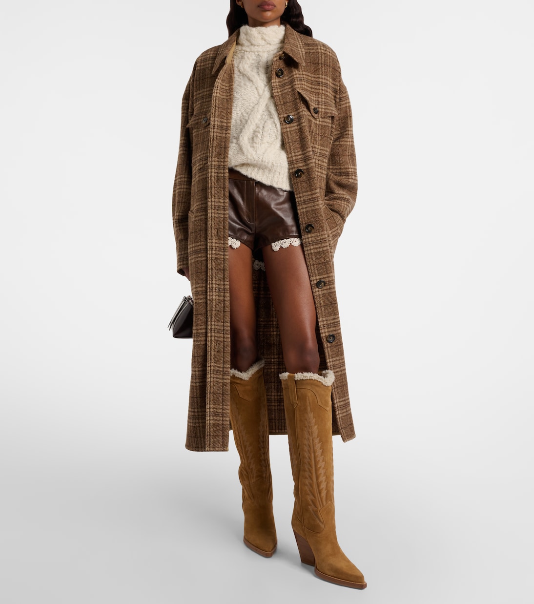 Winter El Dorado suede cowboy boots | Paris Texas