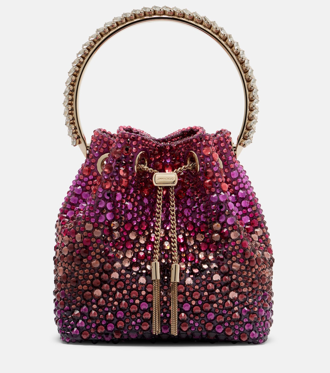 Bon Bon embellished bucket bag | Jimmy Choo