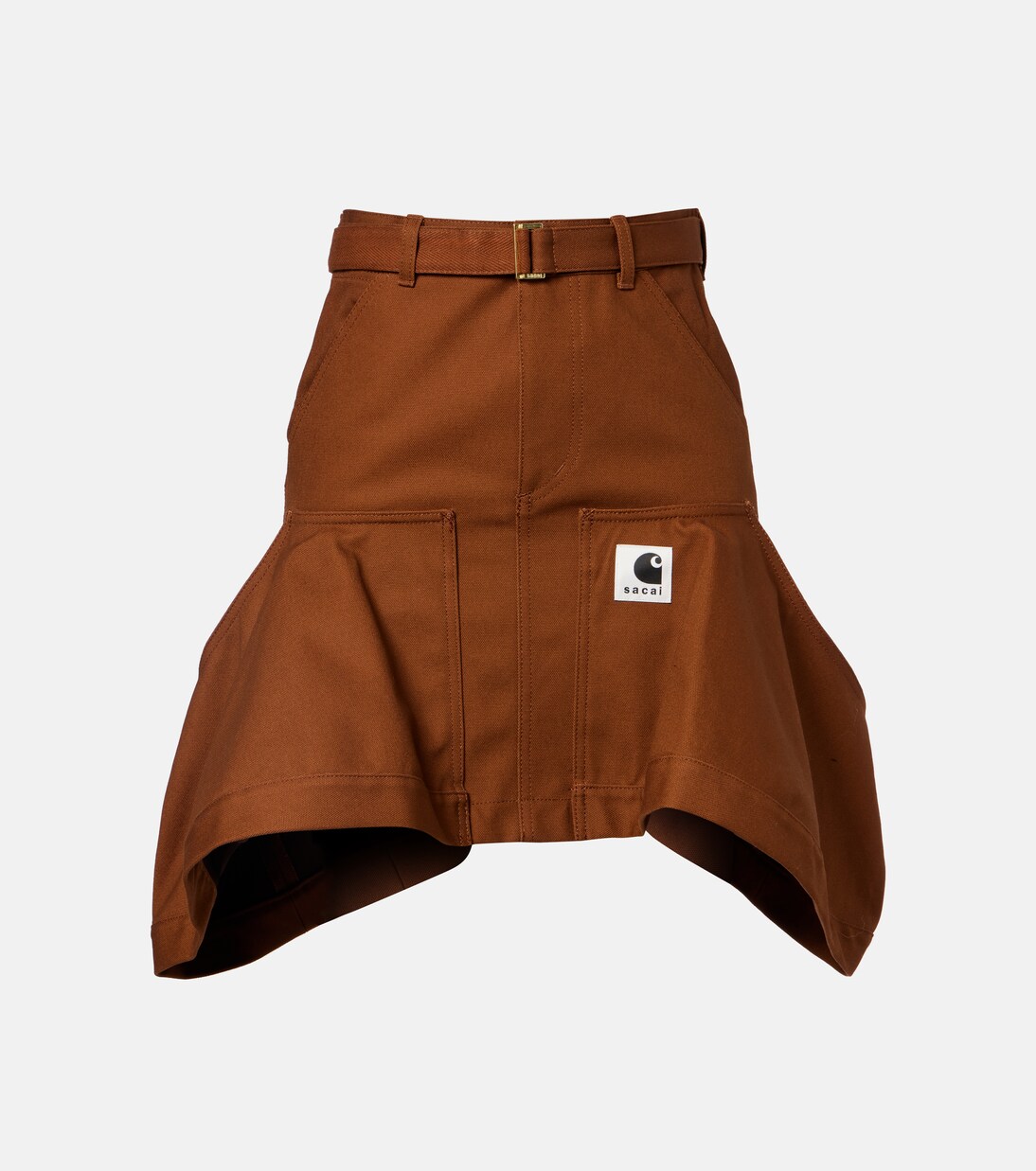 x Carhartt cotton canvas miniskirt  | Sacai