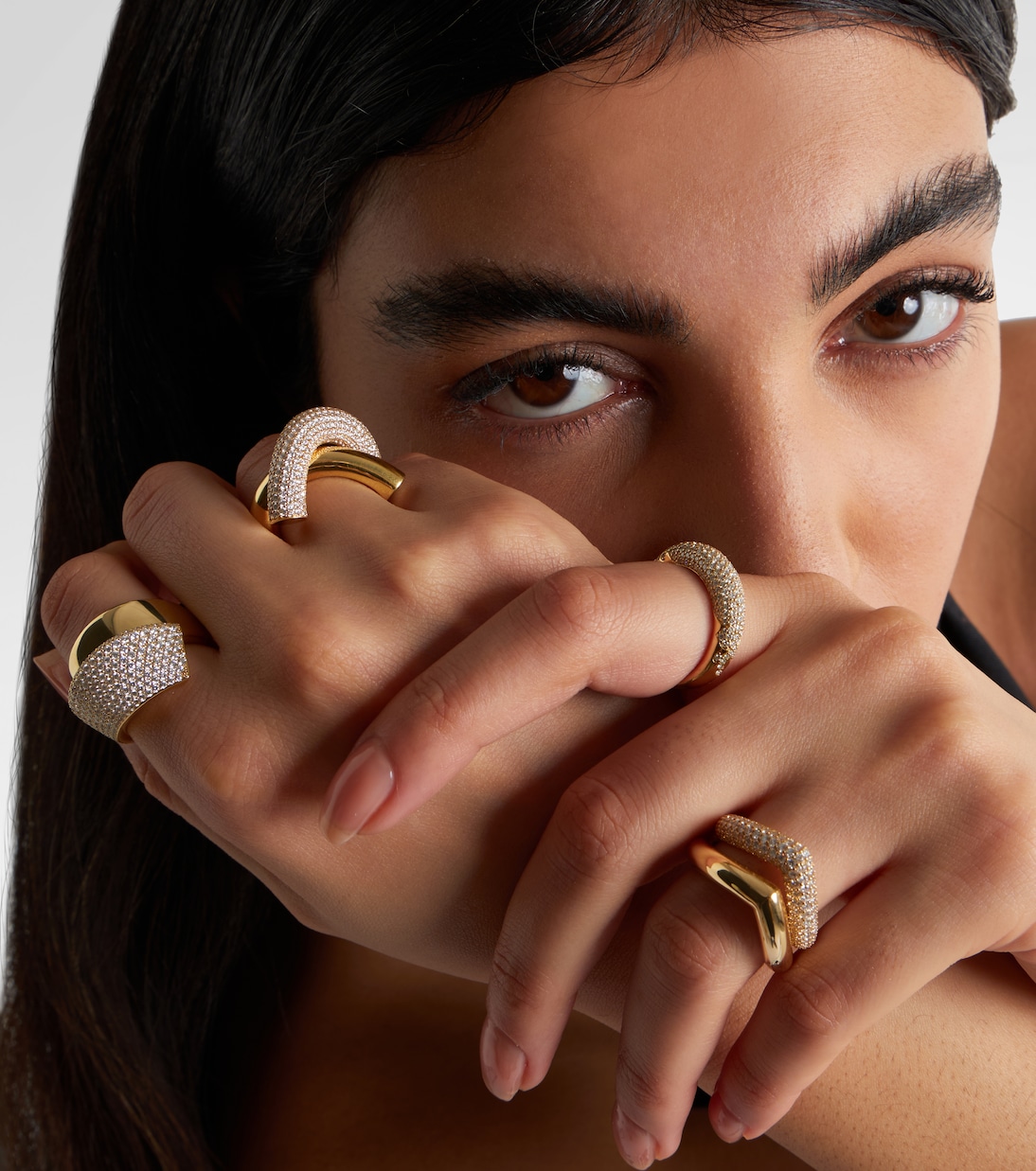 Divino 18kt gold ring with diamonds | Engelbert