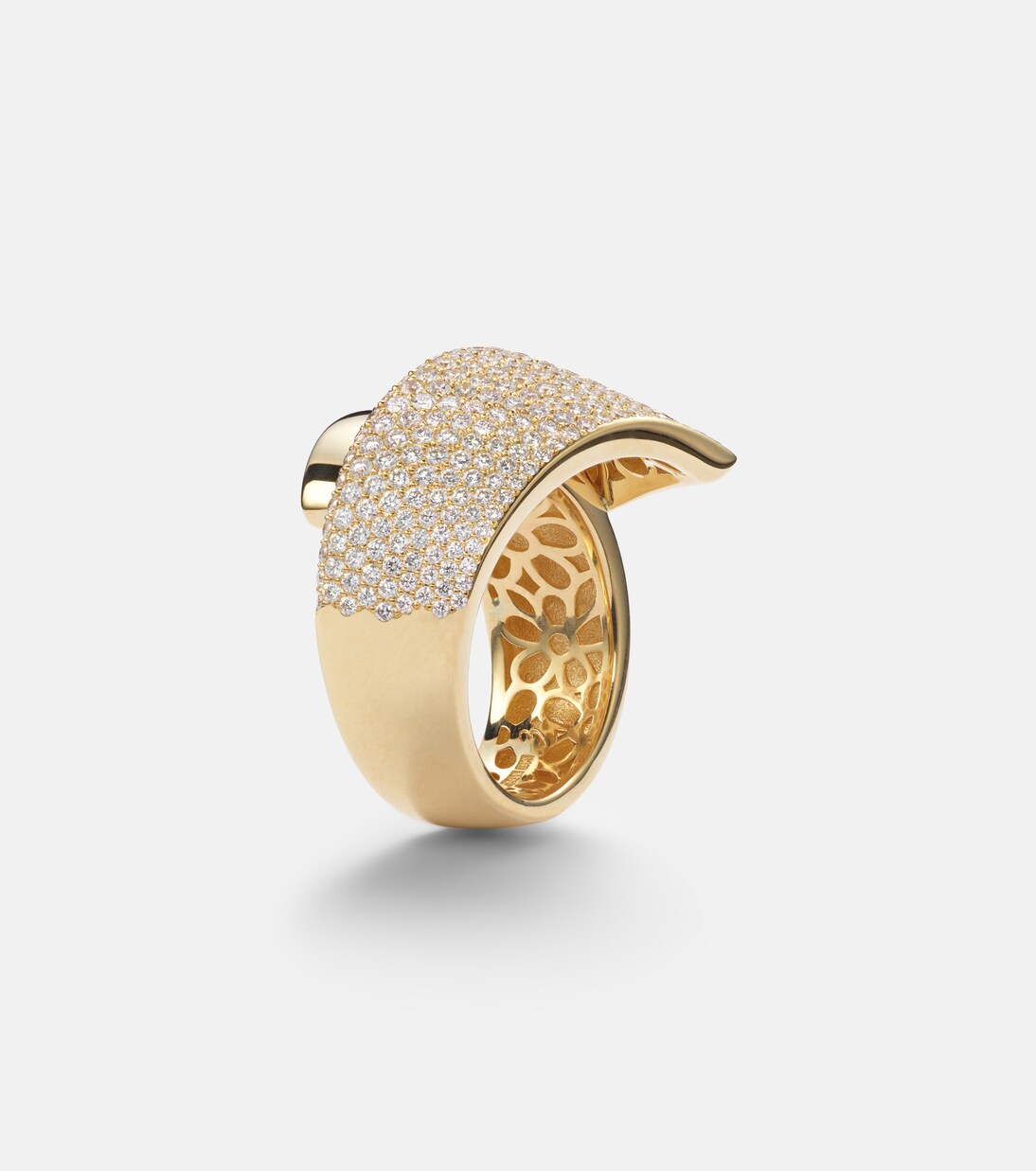 Divino 18kt gold ring with diamonds | Engelbert