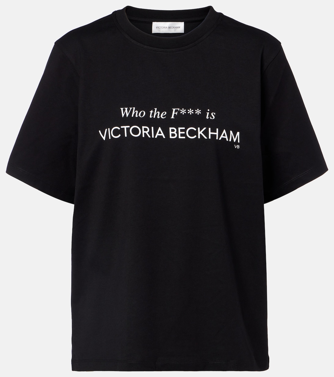 Printed cotton jersey T-shirt | Victoria Beckham
