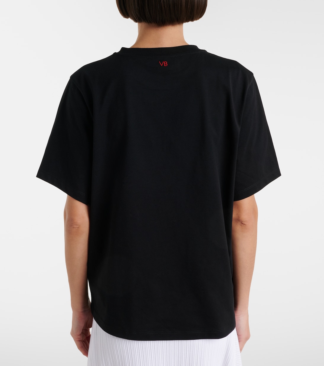 Printed cotton jersey T-shirt | Victoria Beckham