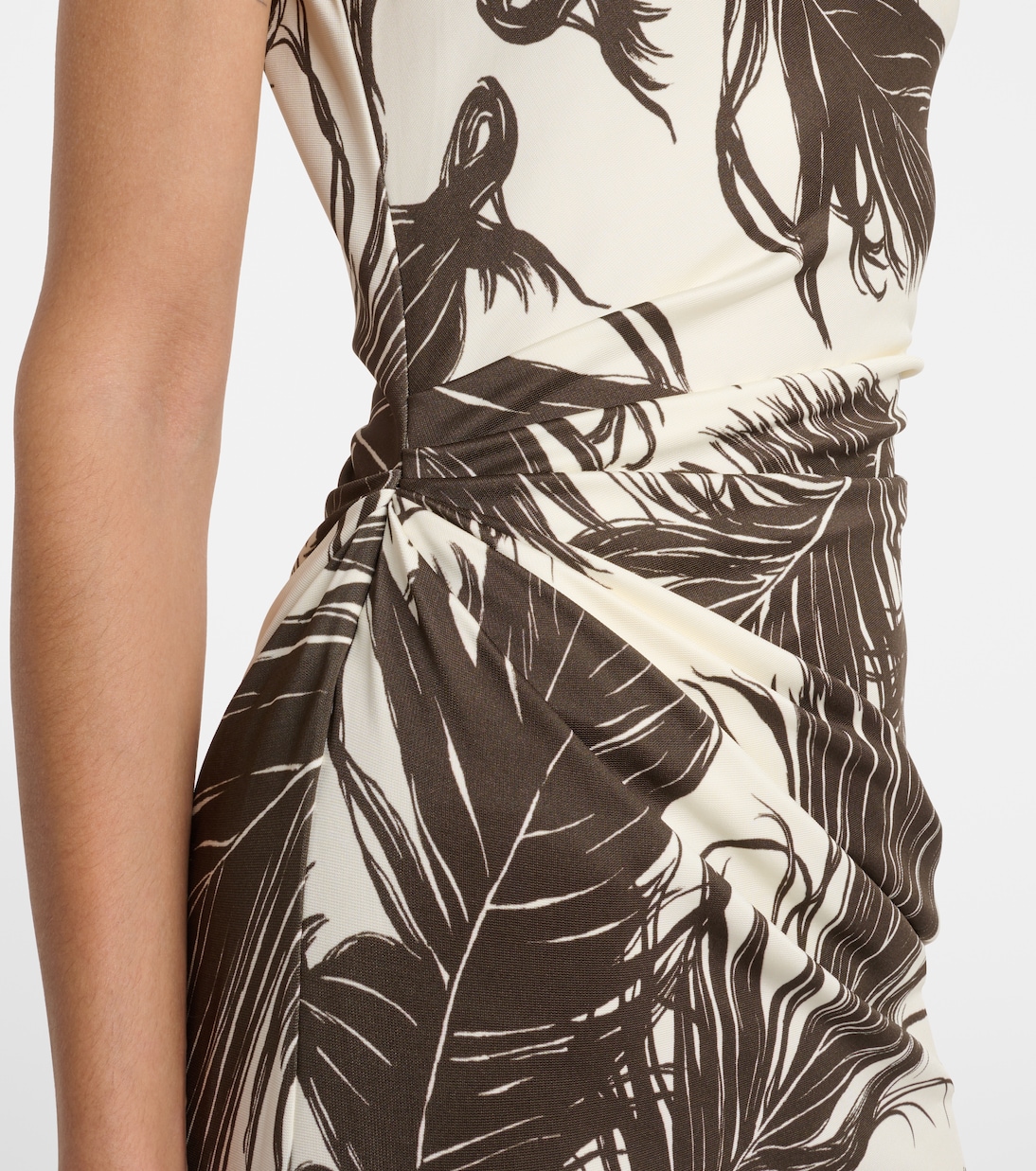 One-Shoulder-Maxikleid aus Jersey | Oscar de la Renta