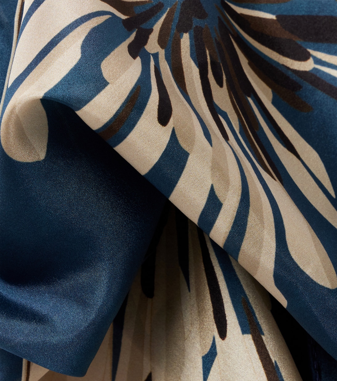 Floral silk twill scarf | Brunello Cucinelli