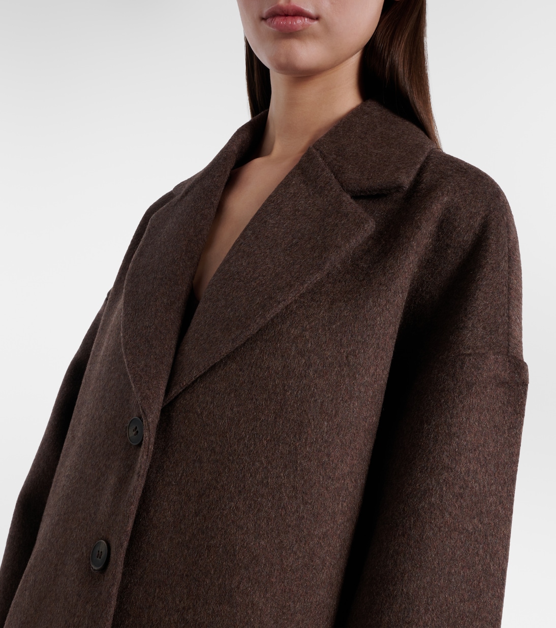 Lafayette wool-blend coat | Velvet