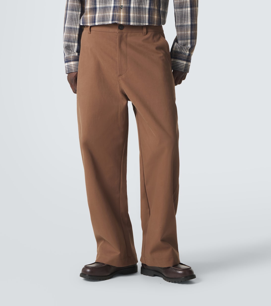 Bosworth cotton twill wide-leg pants | Studio Nicholson