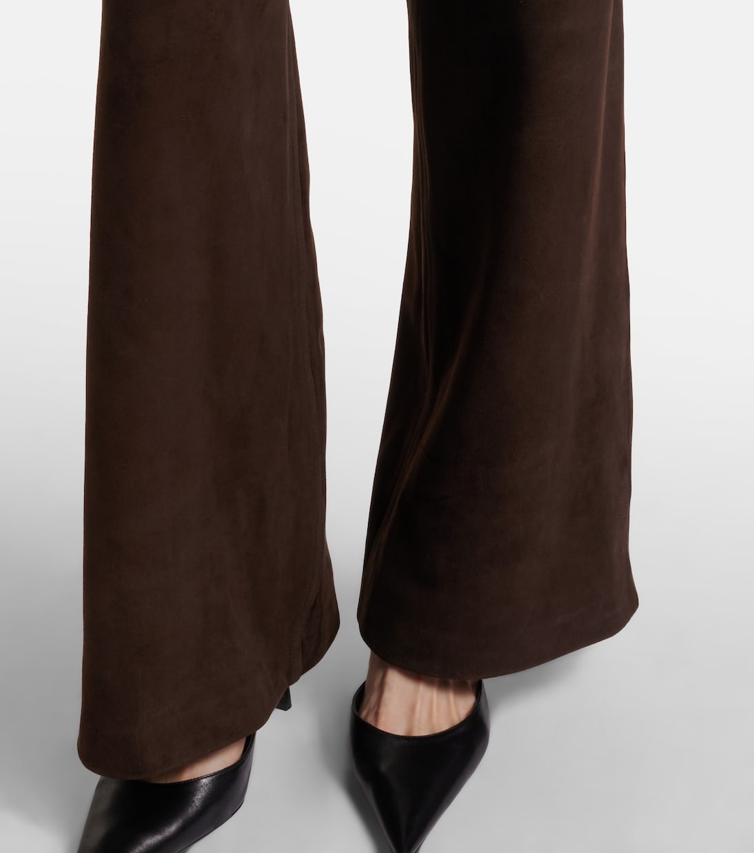 Pantalon ample Milo en daim | Nour Hammour