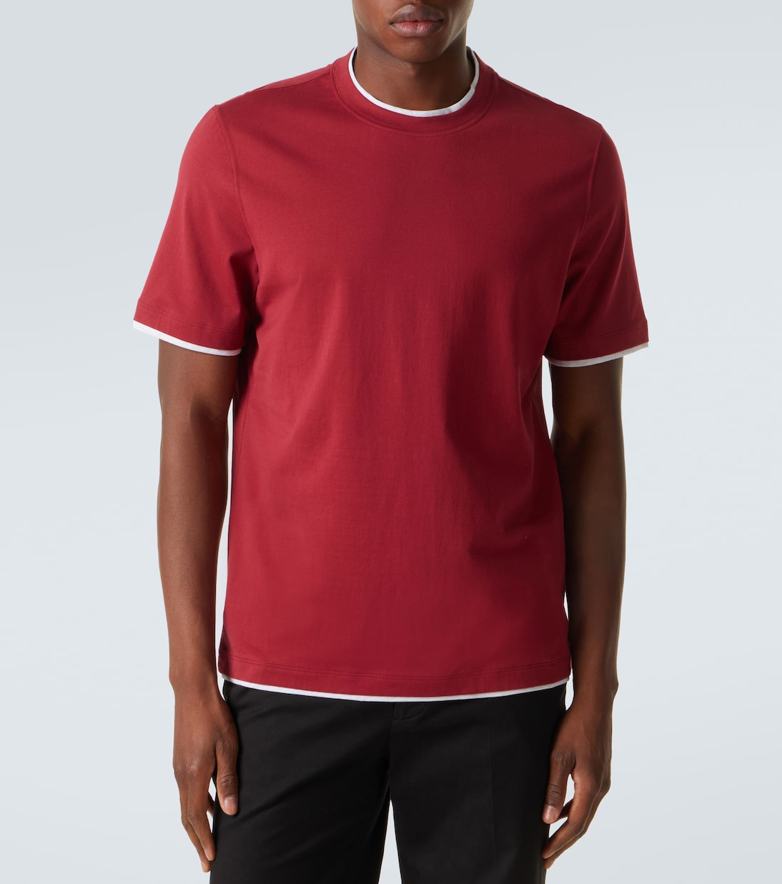 T-Shirt aus Baumwoll-Jersey | Brunello Cucinelli