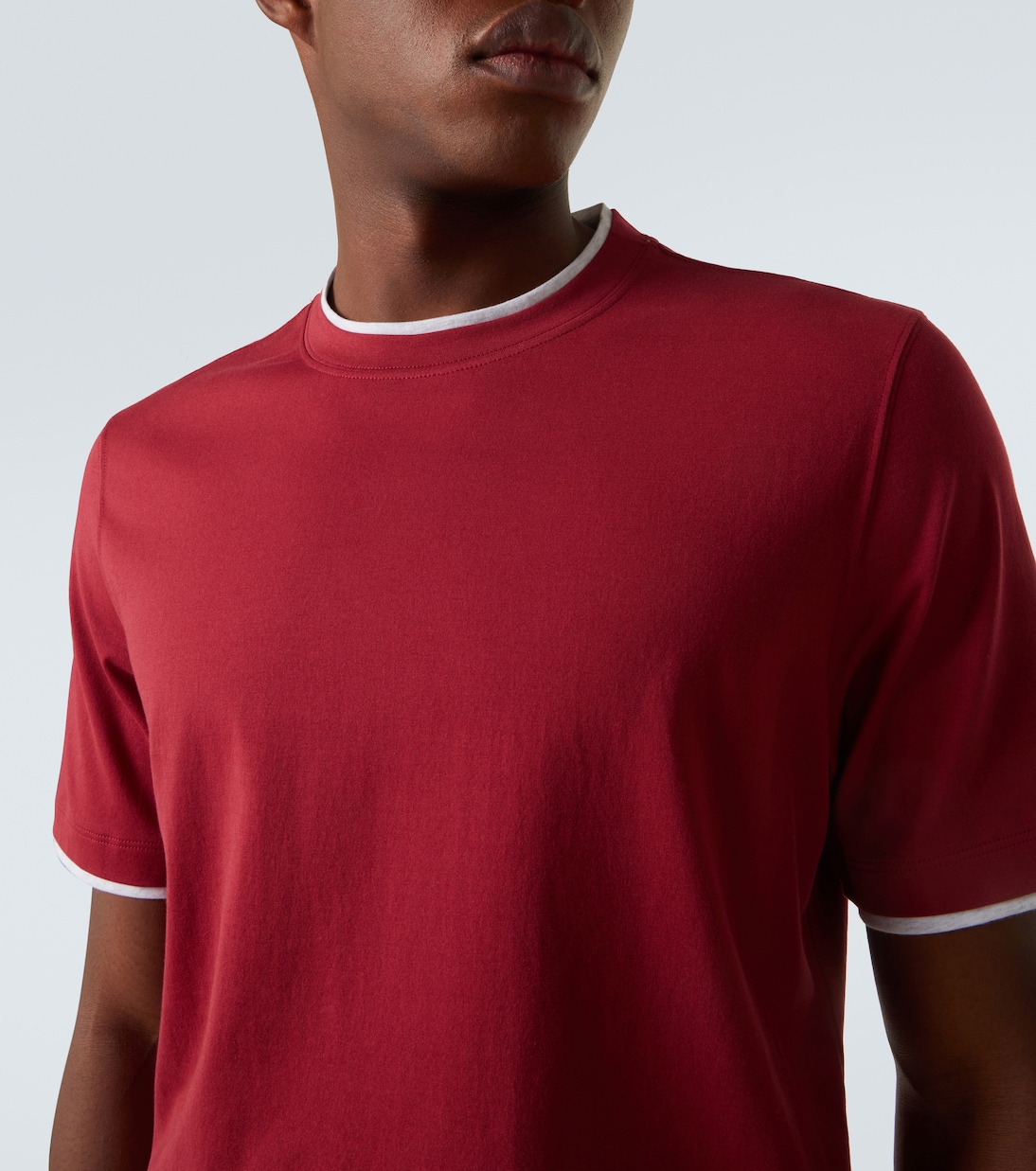 T-Shirt aus Baumwoll-Jersey | Brunello Cucinelli