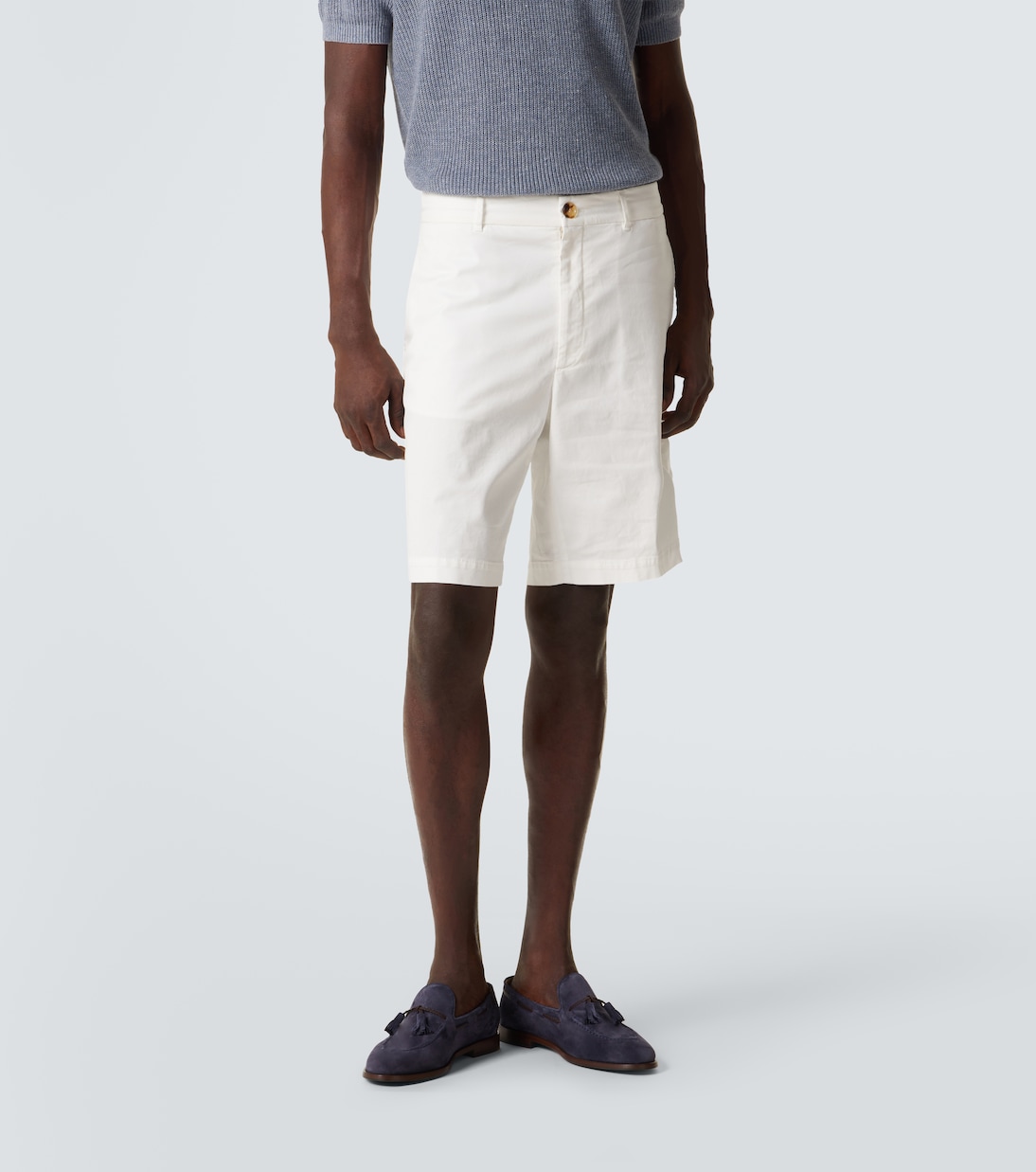 Bermuda en coton mélangé | Brunello Cucinelli