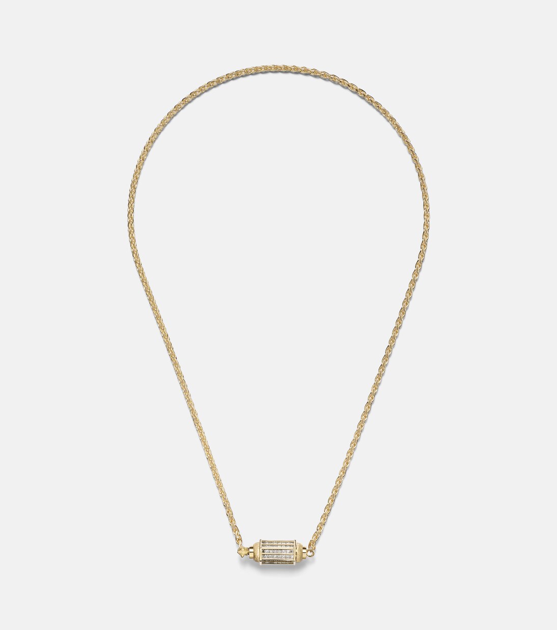 18kt gold (750/1000) necklace with diamonds | Marie Lichtenberg