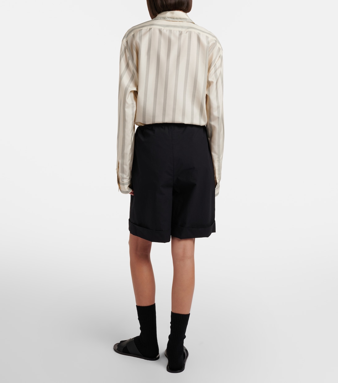 Emiliano cotton shorts | The Row