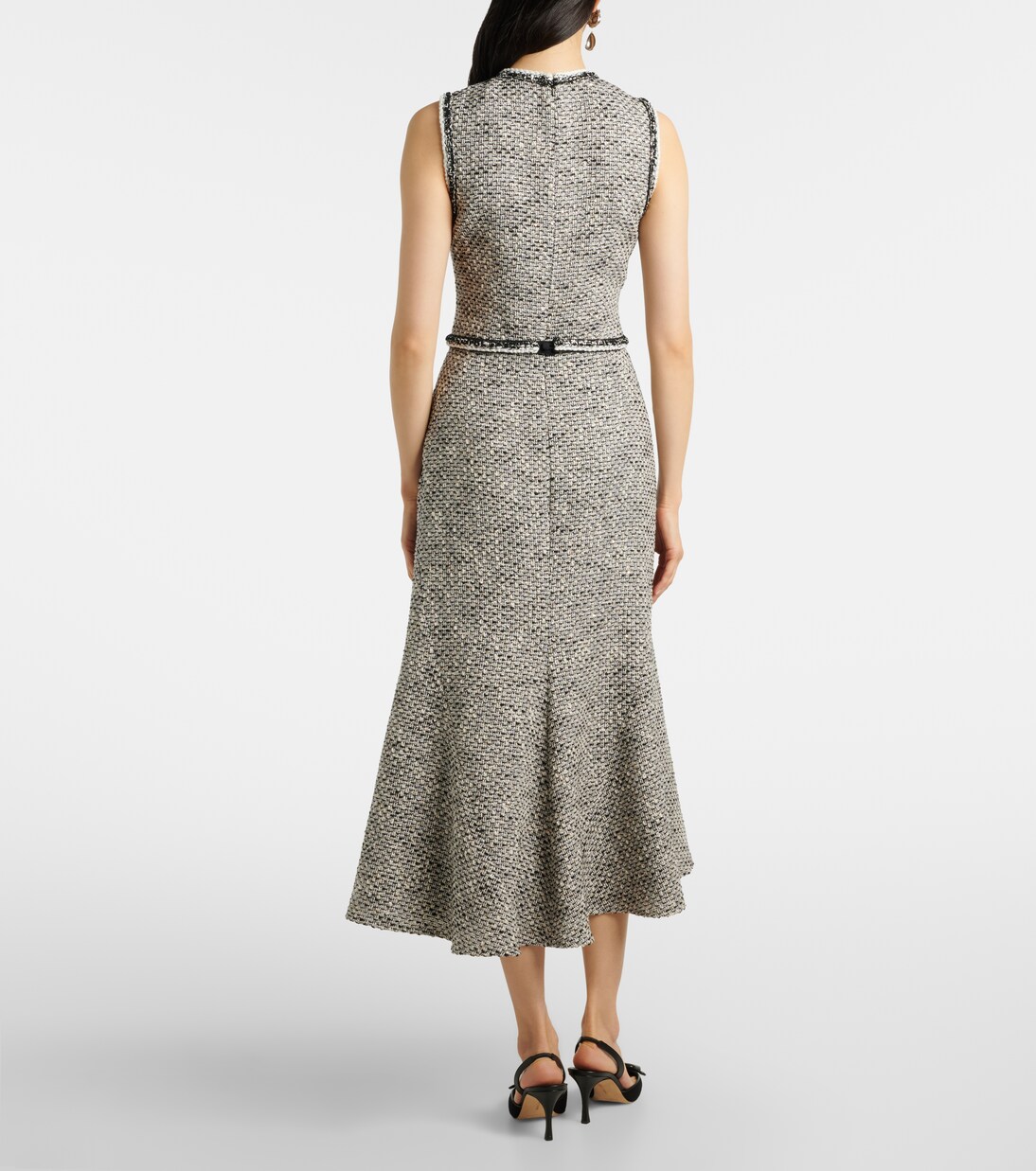 Andrea tweed midi dress | Safiyaa