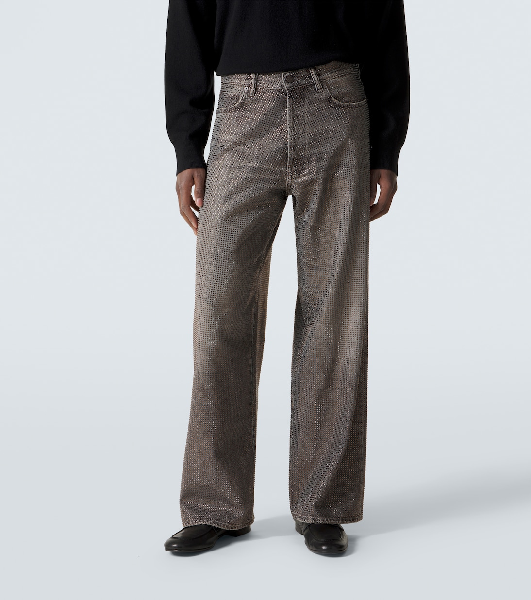 Wide-Leg Jeans 1981 mit Kristallen | Acne Studios