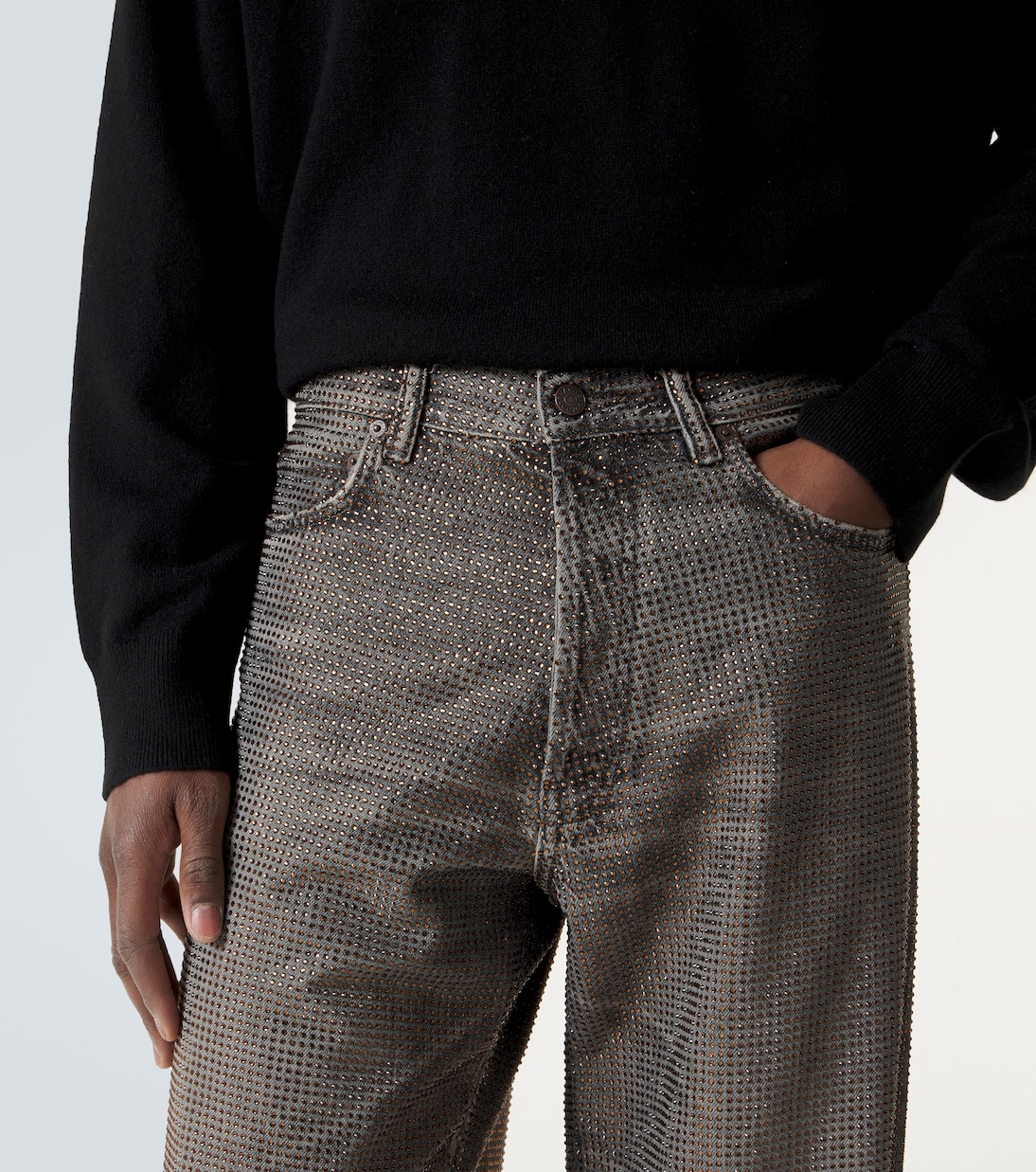 Wide-Leg Jeans 1981 mit Kristallen | Acne Studios
