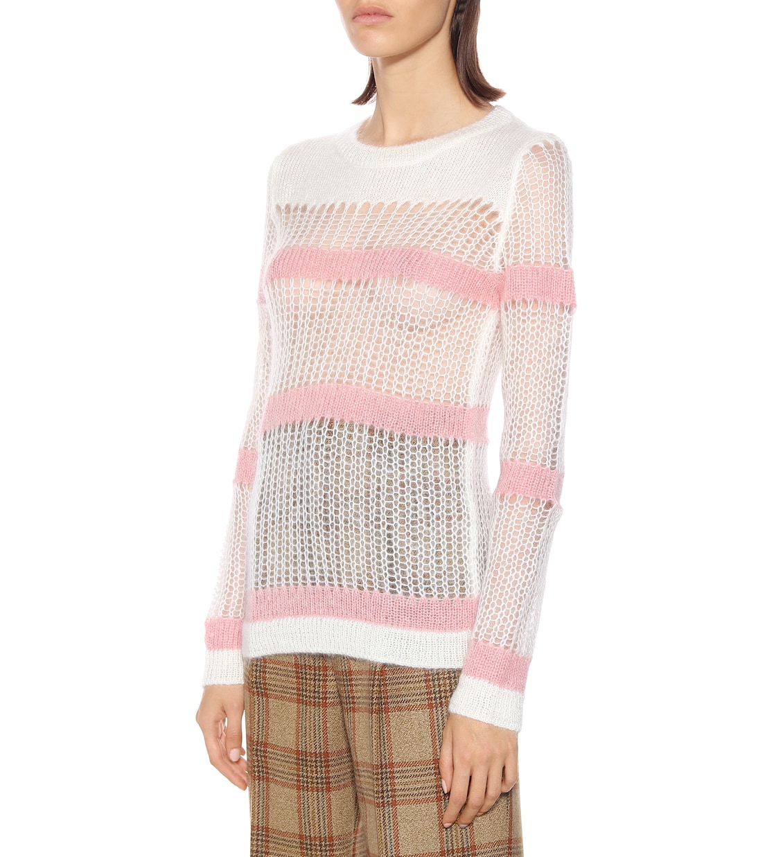 Mohair and wool-blend sweater | Miu Miu