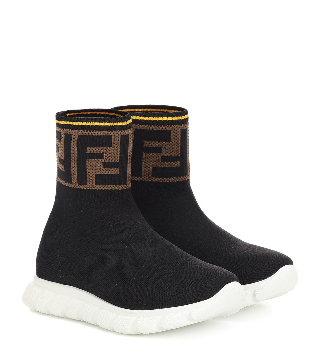Jor Boy high-top sock sneakers | Fendi Kids