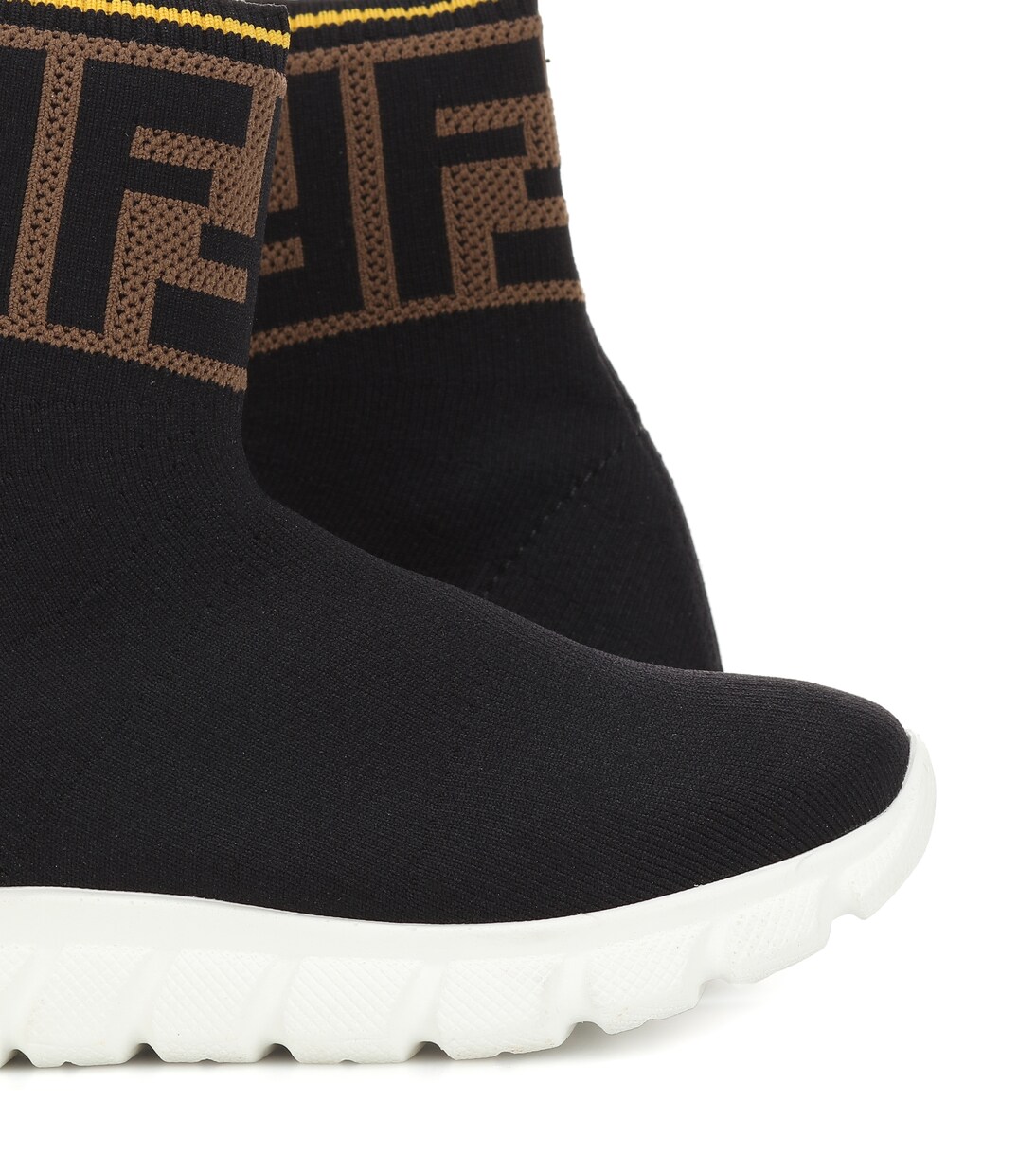 Jor Boy high-top sock sneakers | Fendi Kids