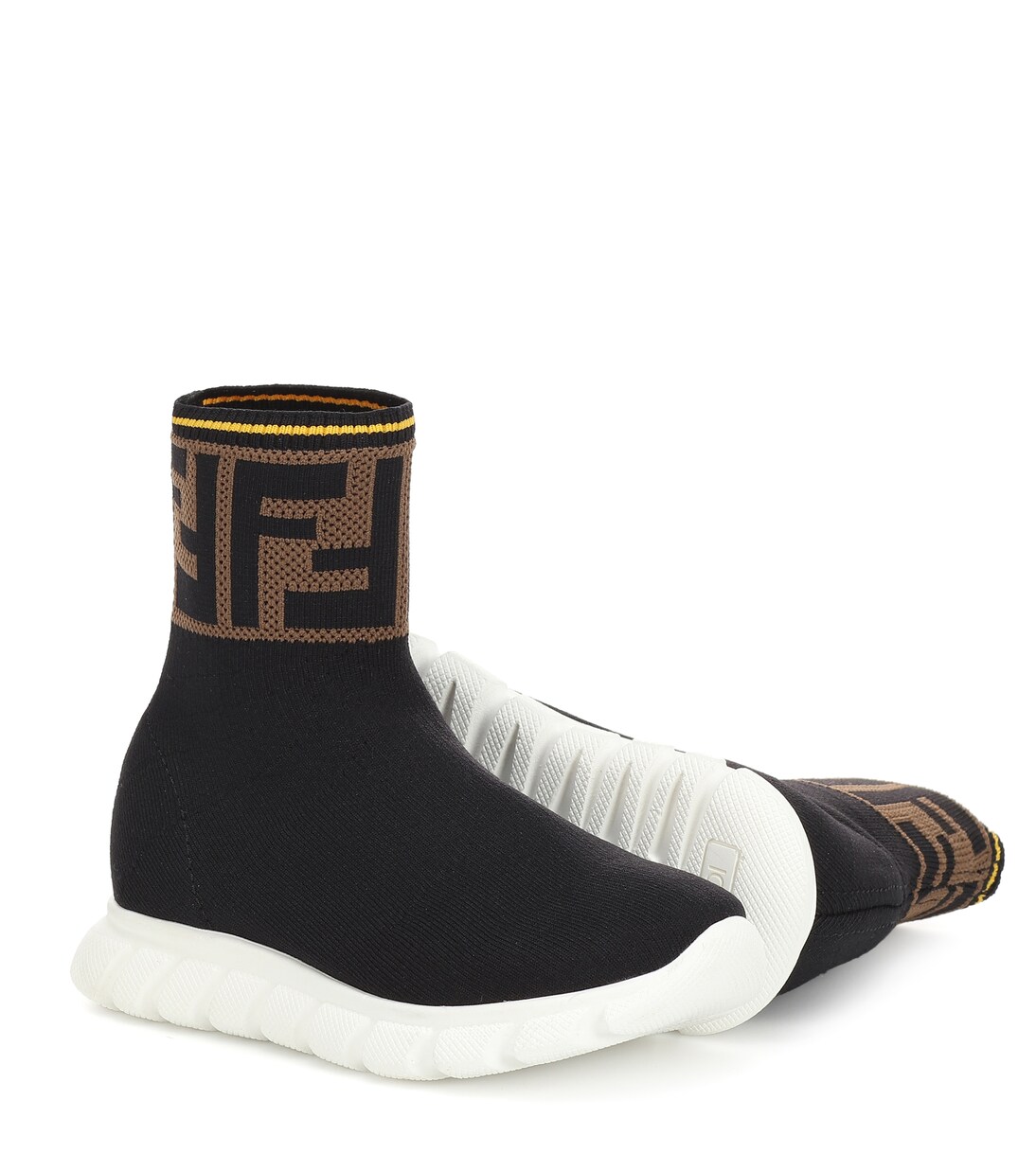 Jor Boy high-top sock sneakers | Fendi Kids
