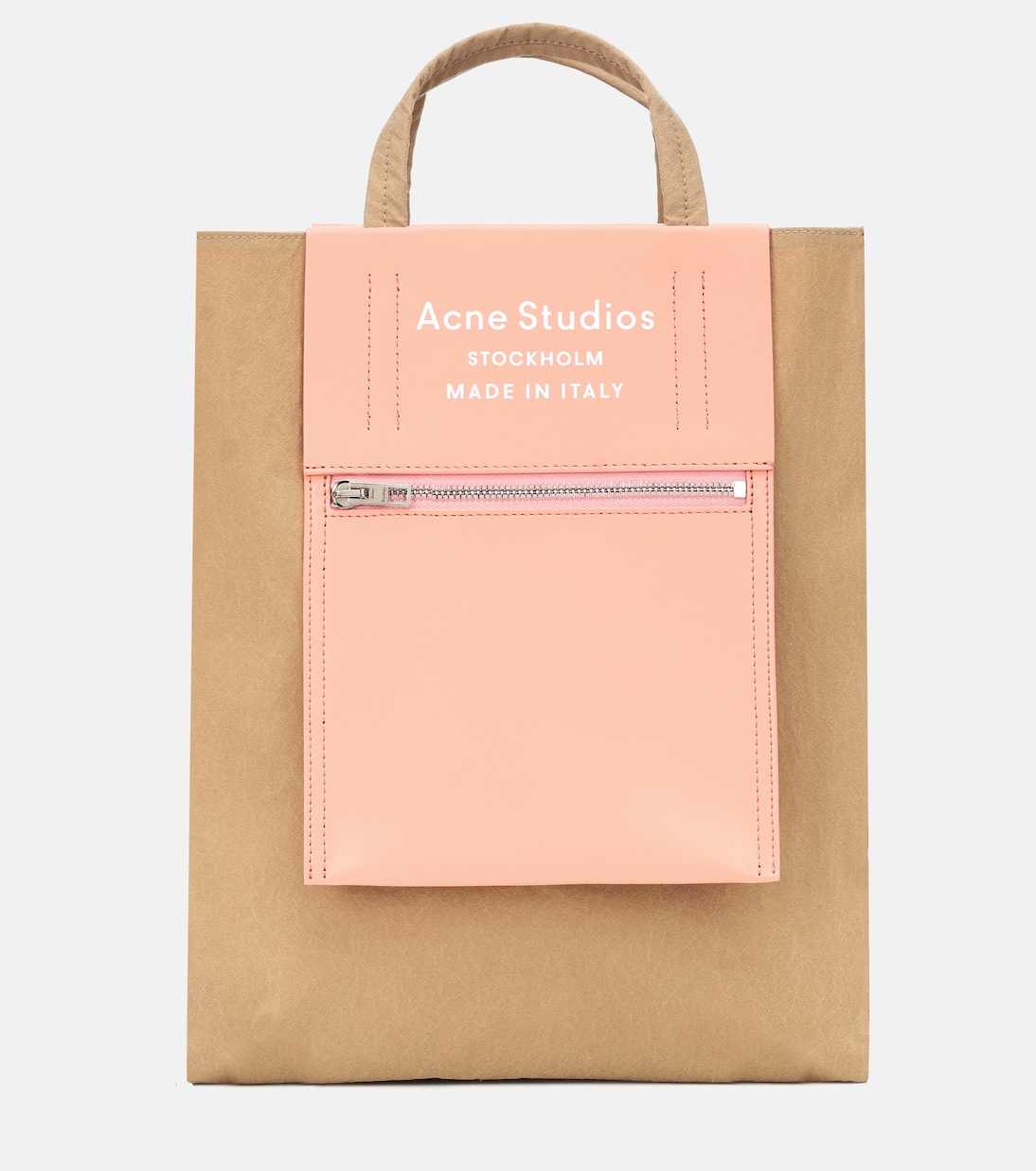 Tote de nylon y piel | Acne Studios