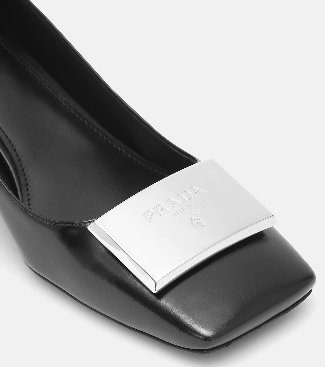 Verzierte Pumps aus Leder | Prada