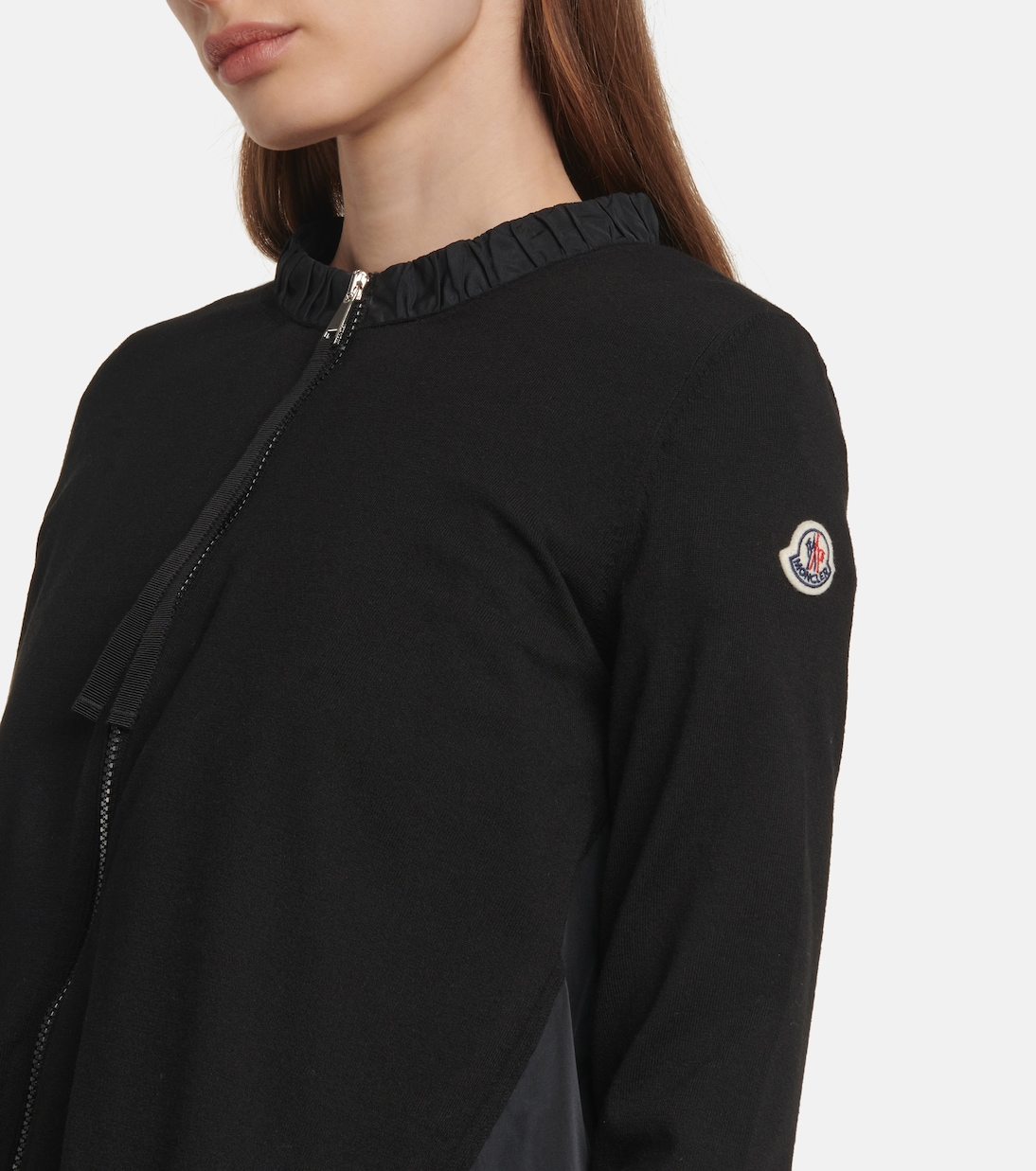 Cárdigan con tejido técnico | Moncler