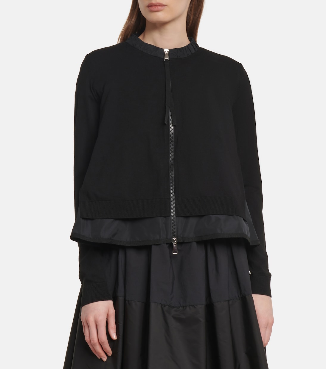 Cárdigan con tejido técnico | Moncler