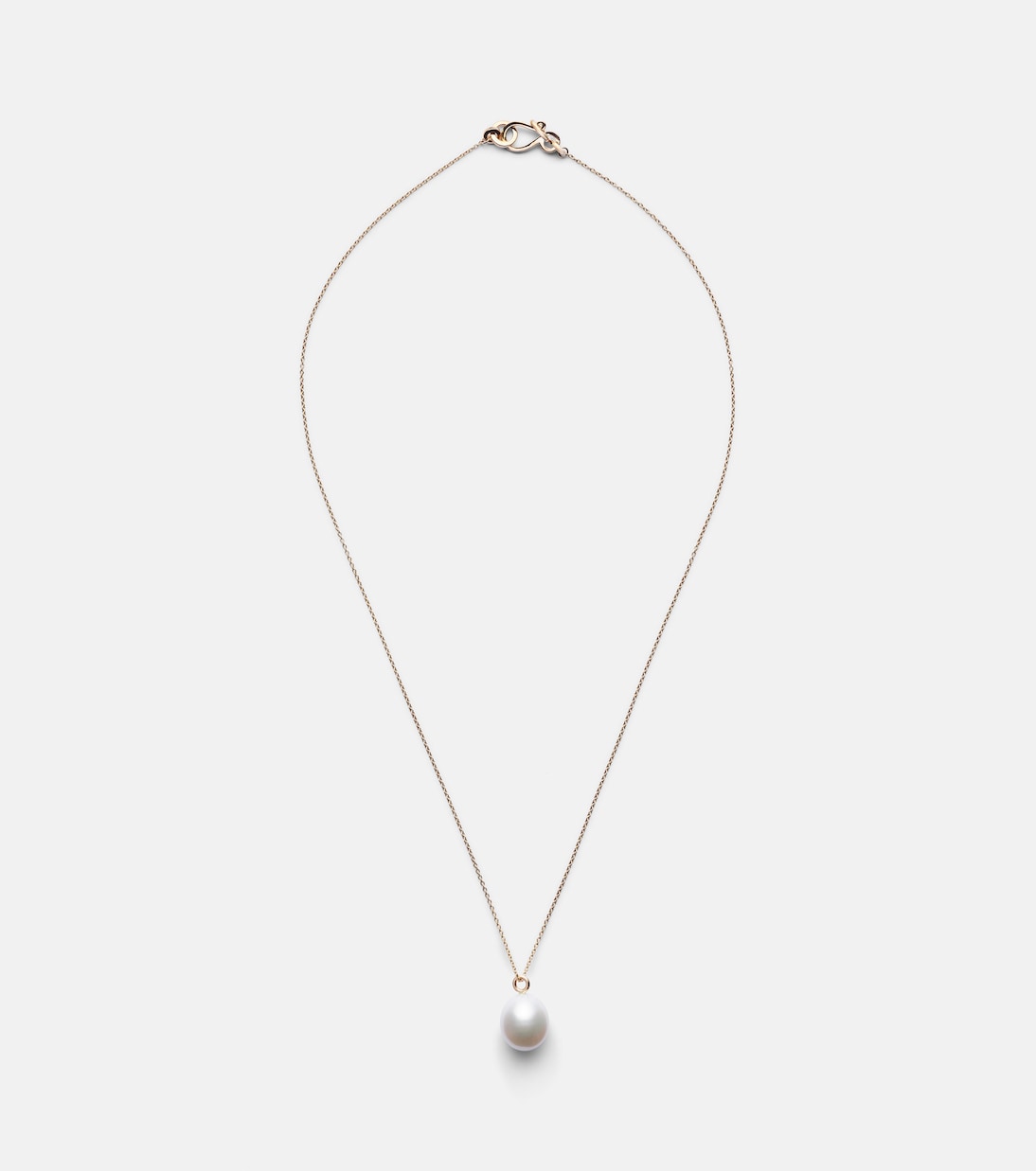 Collana in oro giallo 14kt con perla L'eau di Sophie Bille Brahe, stile giovane e raffinato