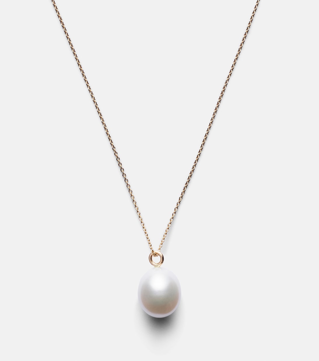 Collana in oro giallo 14kt con perla L'eau di Sophie Bille Brahe, stile giovane e raffinato