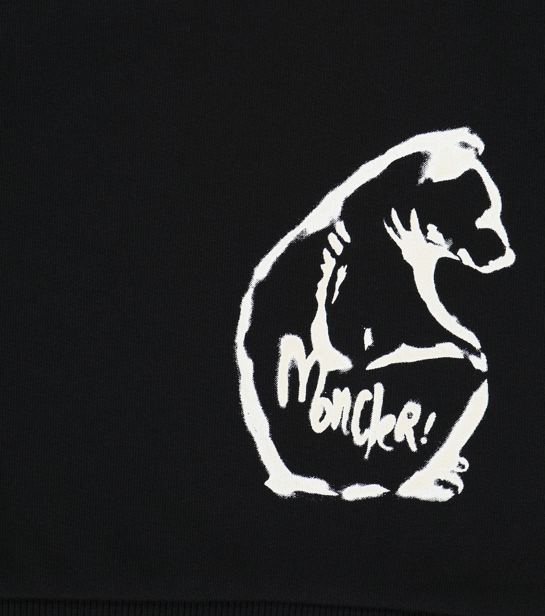 Abito felpa con cappuccio e stampa | Moncler Enfant