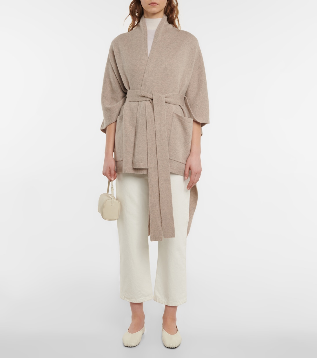 Belted cashmere cardigan | Joseph