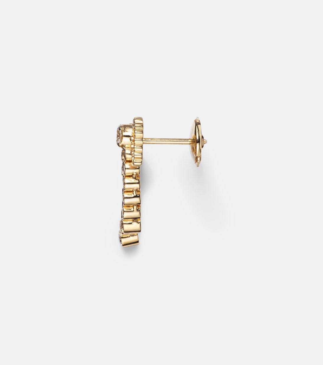 Boucle d’oreille unique Rosette de Diamant en or 18 ct et diamants | Sophie Bille Brahe