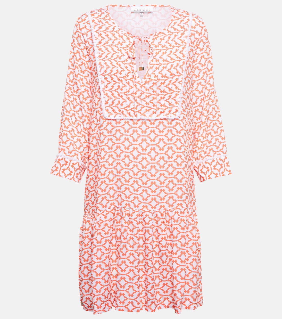 Arabian Sunset printed minidress | Heidi Klein