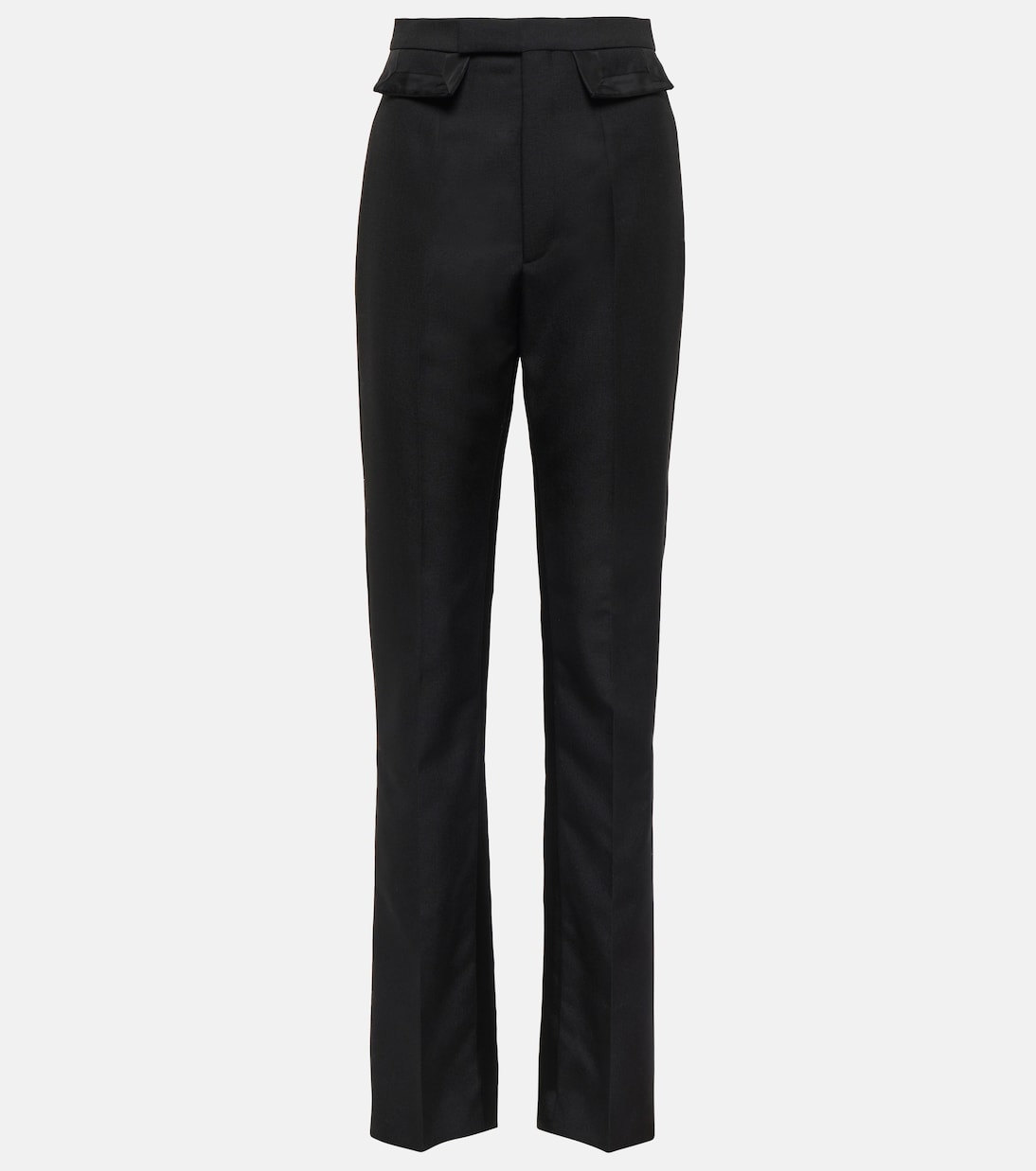 Pantalones rectos en mezcla de lana | Maison Margiela