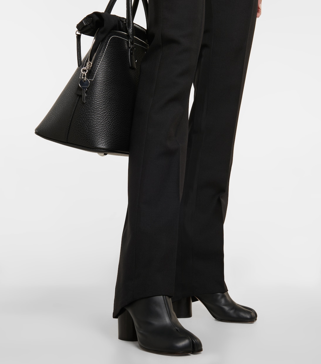 Pantalones rectos en mezcla de lana | Maison Margiela