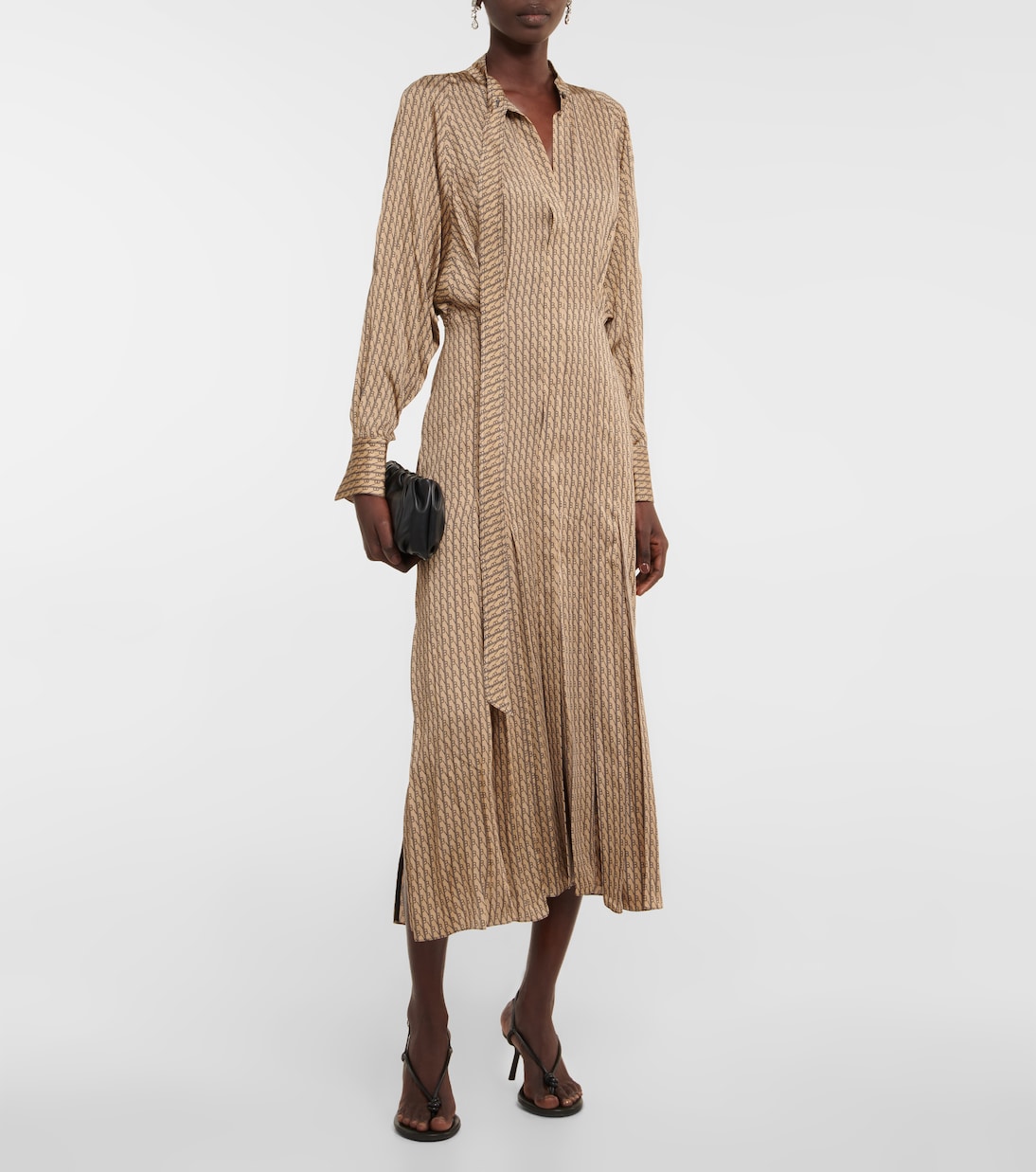 Printed midi dress | Victoria Beckham
