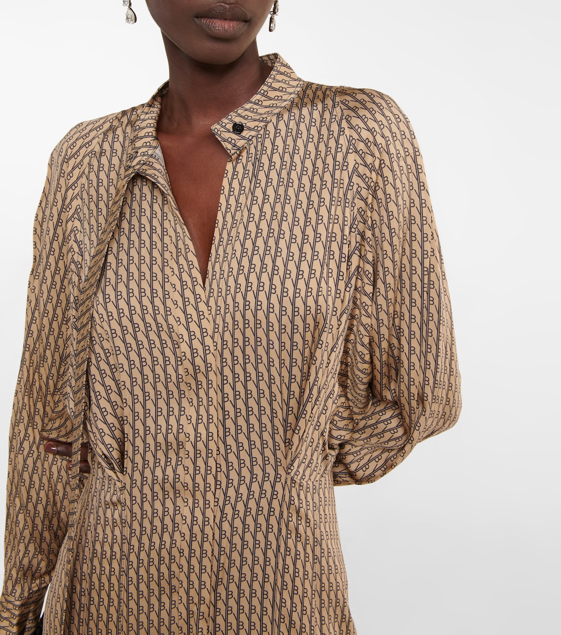 Printed midi dress | Victoria Beckham