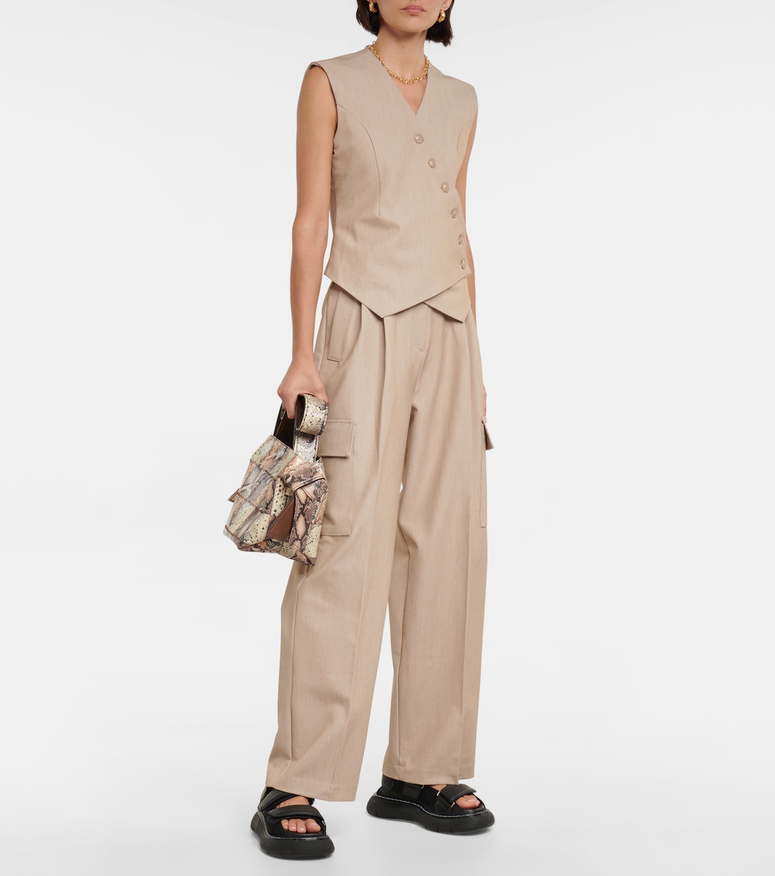 Pantalon cargo Maesa | The Frankie Shop