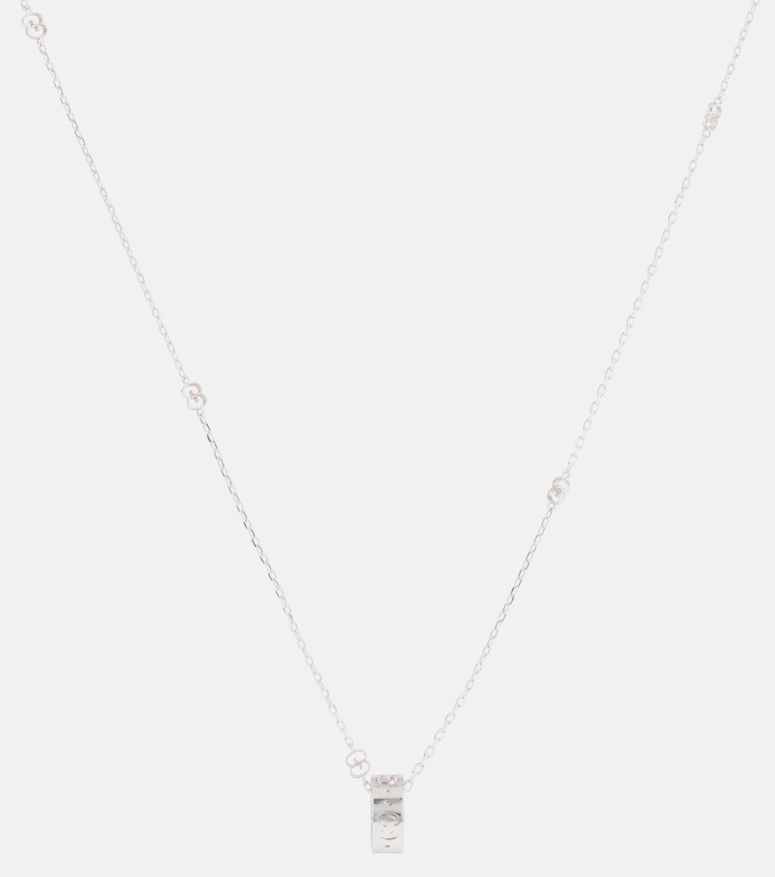 Collier Icon en or blanc 18 ct | Gucci