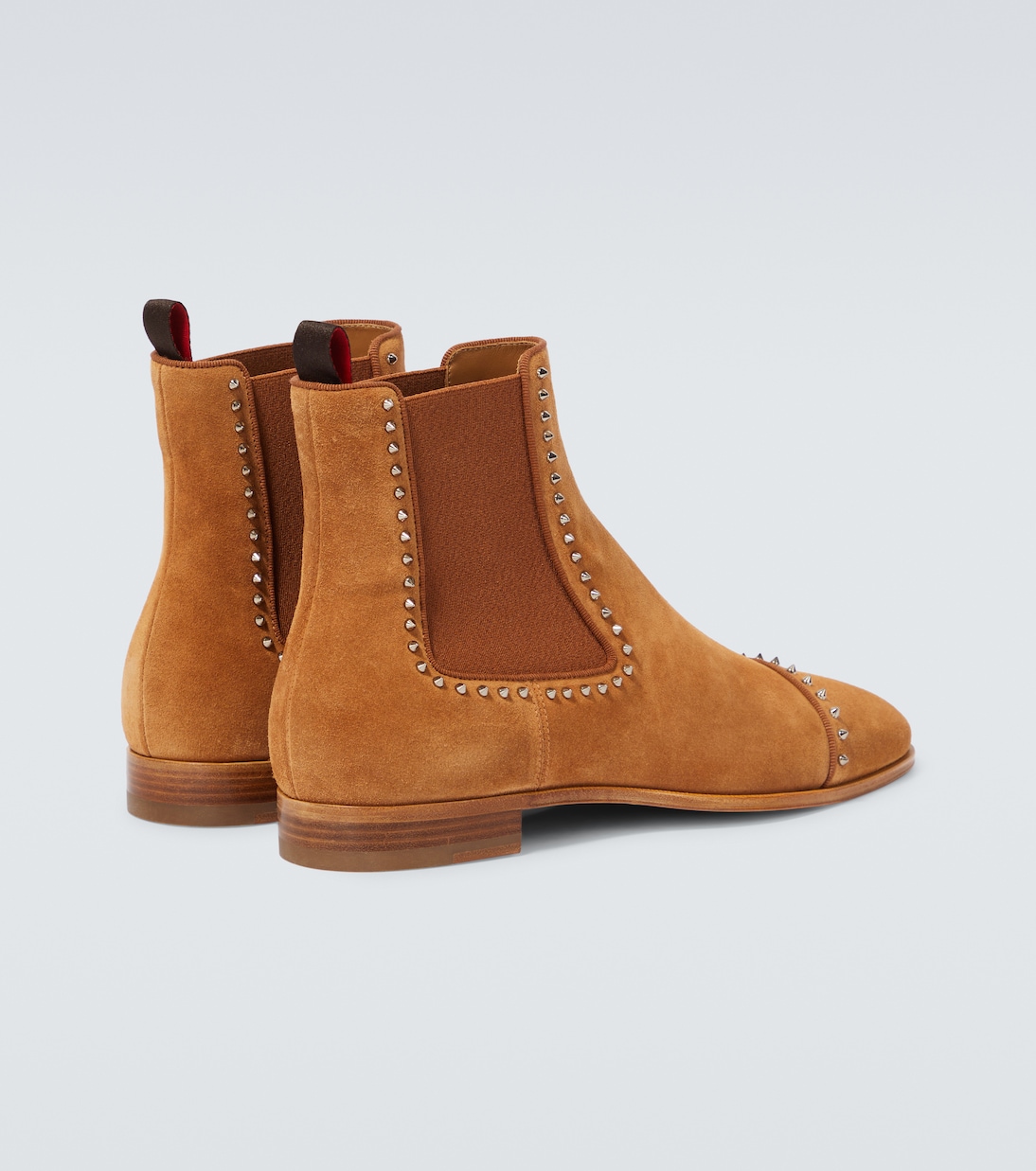Chelsea Cloo suede boots in brown Christian Louboutin Mytheresa